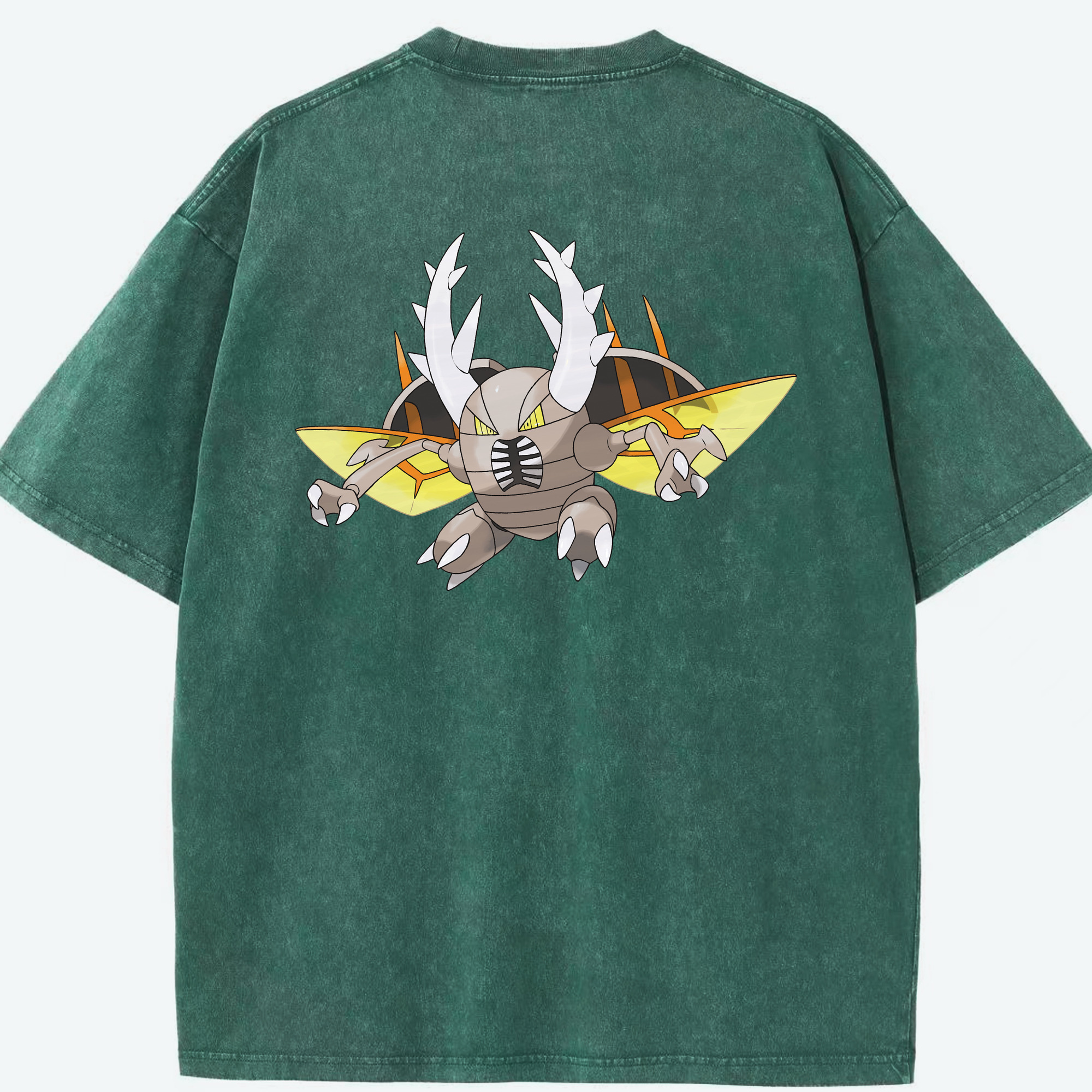 （画像用） ポケットモンスター Pokémon 綿100% ヴィンテージ風 半袖Tシャツ（背面プリント）